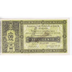 Associazione Mineraria Sarda  Obbligazione da 100 lire 1905